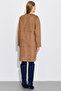 Embroidered suede cap camel - 4