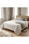 غطاء مبطن مسطح كبير الحجم متعدد الأغراض (بيكيه) حجر - 230x250 سم - استخدام على الوجهين - 7