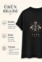 Göktürkçe Turkish Written and Double Bozkurt Printed Special Design T-Shirt - 7