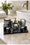 Smoke Glass 4 Piece Bathroom Set 30X21Cm P236.362645