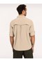 Gablin - Men's Lycra Sweat Wicking - Quick Dry Beige Outdoor Shirt - 2Asgbl0303 - 4