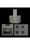 Inox Çizgi Ankastre Set