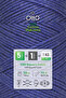 Thin Cotton Macrome • Saks Blue • 5-Pack × 200 Gr / 170 m • 2 mm • Cotton Thread • Macrame, Bags, Accessories - 3
