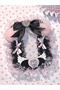 black Handmade 3 Inch PVC Photocard Holder Pink Black Leopard Lace Bow Plush KPOP Polaroid Anime Pho - 6