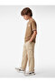 Printed Detailed Cotton Short Sleeve Crew Neck T-Shirt - 3