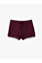 Lace Detailed Comfortable Fit Shorts Viscose Pajama Bottoms - 6