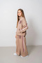 9-15 Years Old Design Limitless Line Girl's Suit-Latte - 6