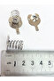 0.3mm 50pcs for 18650 positive and negative single contact spring plate ( 50Pairs) 16x16.5mm - 4
