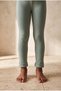 Children's Cotton Leggings Trousers Green - 2