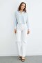 Striped Jacquard Cropped Shirt - 5