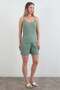 Corded Strap Shorts Pajama Set - 3