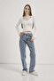 Armalife 6859 v neck soft long sleeve women's bodysuit - 3