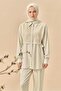 Fi̇le Detailled Pants Suit 46452 - 3