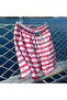Anchor Men's Swim Short with Three Pockets, Mesh Inside, Elastic and Laced Waist - 3