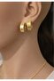 Women's Steel Earrings Water Resistant - 2