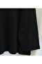 Round Neck Casual Combed Cotton Tunic - Black - 4