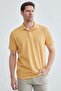 Basic Polo Neck Pique T-Shirt