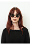 Unisex Round Sunglasses Black Frame Smoked Glass Uv Protection Laminated C3 - 2