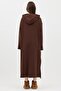Zippered Sweatshirt Brown