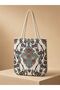Women's Chinese Woven Shoulder Bag Casual Tote Bag - 2
