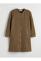 Original Oval Neck Self-Patterned Dress - 5