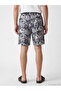 Lcw Knee Length Patterned Men's Swim Shorts - 4