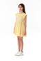 Girl's Dress with Laced Collar - 3