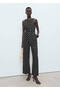 Jumpsuit with Belt with Polka Dots - 2