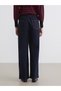 Esvab • Modern & Distinctive Wide-Leg Women's Jeans with Waist Drawstring - 5