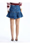 Original Standard Fit Women's Jean Mini Skirt - 4