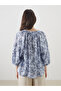 Original Crochet Collar Floral Modal Blend Blouse - 4