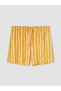 Lcw Dream Yellow Crew Neck Women's Shorts Pajama Set - 7