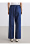 Esvab • Modern & Distinctive Wide-Leg Women's Jeans with Waist Drawstring - 5