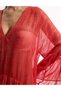 Rochie de plaja, rosu - 2