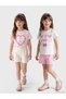 Alita city: girl's bow-detailed striped shorts set (2-pack)