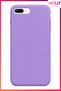 Lilac Liquid Velvet Silicone Case for iPhone 7 Plus