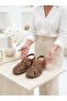 051 Walnut Genuine Soft Leather Anatomical Women's Sandals - 2