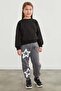 3 Thread Star Printed Jogger Girls' Sweatpants