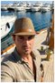 Mj Sporty Striped Straw Trilby Hat - Casual and Vacation Hat (58-59 Cm, Women/Men) - 3