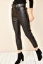 Leather Carrot Pants
