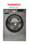 Front Load Inverter Washing Machine 10 Kg, BLDC Motor, Twin Wash Technology, 1200 RPM, Large 68L Stainless Steel Drum, Smart Mode, 5-Year Compressor , TWX-FV1012GOSSU silver