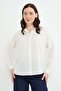 Basic Linen Look Oversize Shirt - 3