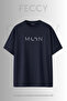 Premium Moon Printed Oversize Women's T-Shirt Cotton Oversize T-Shirt - 2
