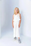 8-15 Years Bounds Rumper Girl's Jumpsuit-Ecru - 2