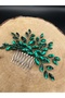Fully Handmade Crystal Stone Stylish and Elegant Engagement Henna and Bindall Crown and Hair Accessory - 5