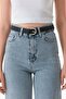 Faux Leather Twisted Belt - 2