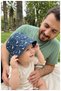 Mothers' Inner Peace, Children's Joy in Their Places! Hat That Does Not Cause Sweating, Made of 100% Cotton Fabric (1-4 Years Old) (Size 47-50 cm) - 3