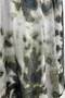 Cloud Pattern Soft Cotton Textured Dark Green Scarf, Non-Slip, Firmly Structured, Needle-Free Use, Anti-Sweat 95X95 - 3