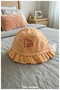 100% Cotton, Stoned Bucket Hat for Girls (Ages 4-8) (Size 52 cm) - 2