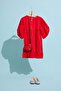 100% Cotton Short Sleeve Poplin Dress Girl I3864A826Au - 3